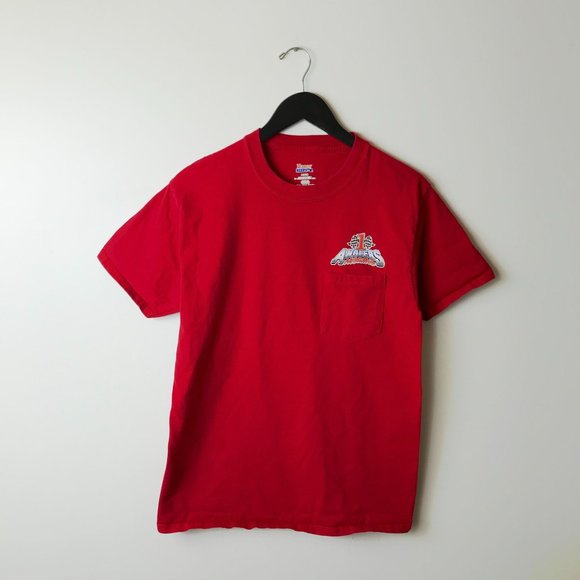 Anaheim California Anglers Marine Boat T Shirt Bony Fish Boat Adult Red Medium - Picture 10 of 15